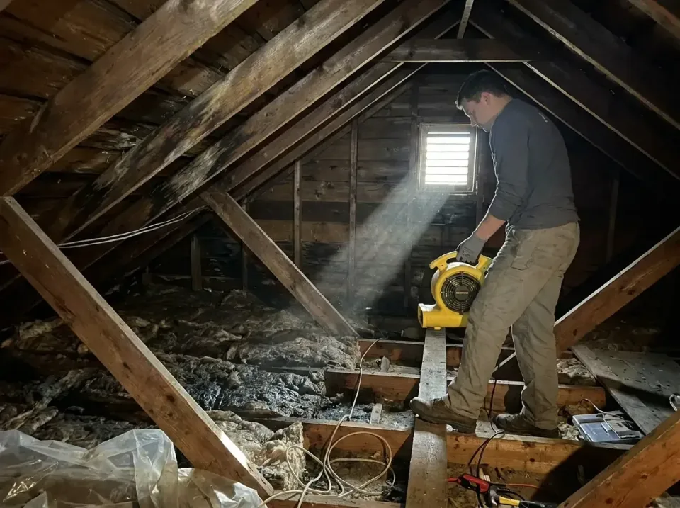 attic-water-damage-drying-proc-007 — frequently asked questions, Emergency Water Extraction & 24/7 Flood Response in New Kin…
